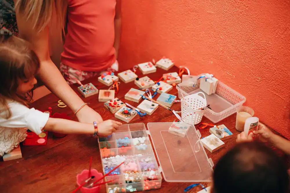Activity books and craft kits